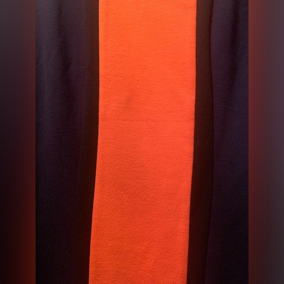 Worthington dress size 10 NWT. Orange and Navy - Picture 3 of 8